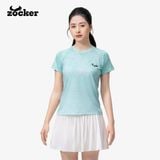  Áo Pickleball Nữ Zocker JAC07 Xanh Ngọc 