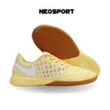  Giày Bóng Đá Futsal Lunar Gato II Vàng Kem đế nâu IC 