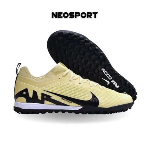  Giày Bóng Đá Cỏ Nhân Tạo Mercurial Vapor 15 Pro Airzoom Bo Thun Nâu trà sữa Mad Ready TF 