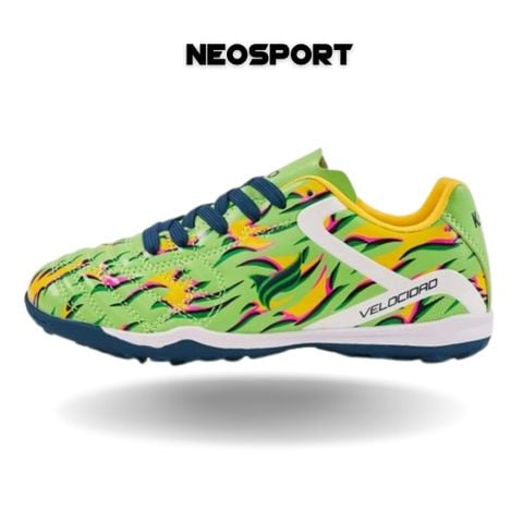  Giày Bóng Đá Chính Hãng KAMITO VELOCIDAD ATTACK TRẮNG XANH LÁ TF 