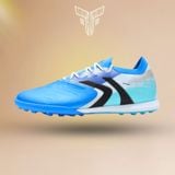  Giày Bóng Đá Cỏ Nhân Tạo Chính Hãng Kelme V-Mach 3.0.4 Bo Thun Xanh Da TF - 8621ZX1423 