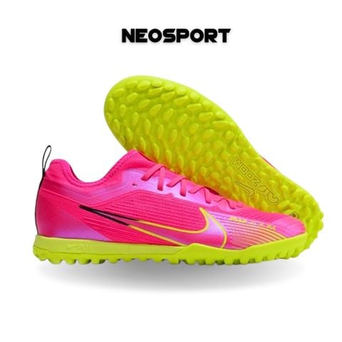  Giày Bóng Đá Cỏ Nhân Tạo Mercurial Vapor 15 Pro Airzoom SF Bo Thun Hồng Đế Chuối TF 