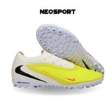  Giày Bóng Đá Cỏ Nhân Tạo Phantom 6 Low Pro Bo Thun Vàng/Kem TF 