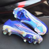  Giày Bóng Đá Cỏ Tự Nhiên Mercurial Superfly 11 Elite Bo Thun Xanh Coban FG 