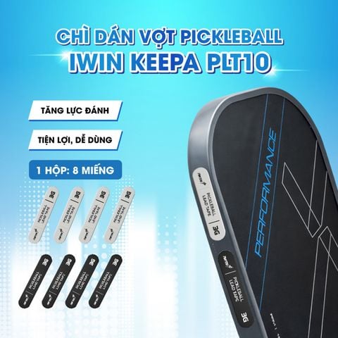  Chì dán vợt Pickleball iWin Keepa PLT10 - Set 8 thanh 