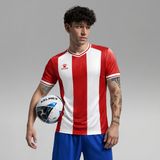  Áo Bóng Đá Kelme Trắng Sọc Đỏ - 7451ZB1795 