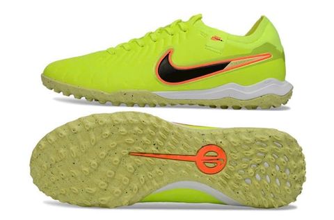  Giày Bóng Đá Cỏ Nhân Tạo Tiempo 10 Pro Bo Thun Chuối Đế Chấm Đen TF 