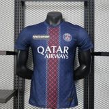 Bộ Quần Áo Bóng Đá - PSG Sân Nhà 25/26 - Paris Saint-Germain Xanh Đen bản PLAYER 