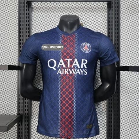  Bộ Quần Áo Bóng Đá - PSG Sân Nhà 25/26 - Paris Saint-Germain Xanh Đen bản PLAYER 