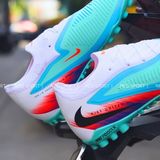  Giày Bóng Đá Cỏ Nhân Tạo Phantom 6 Pro Bo Xanh Ngọc Nhạt TF 