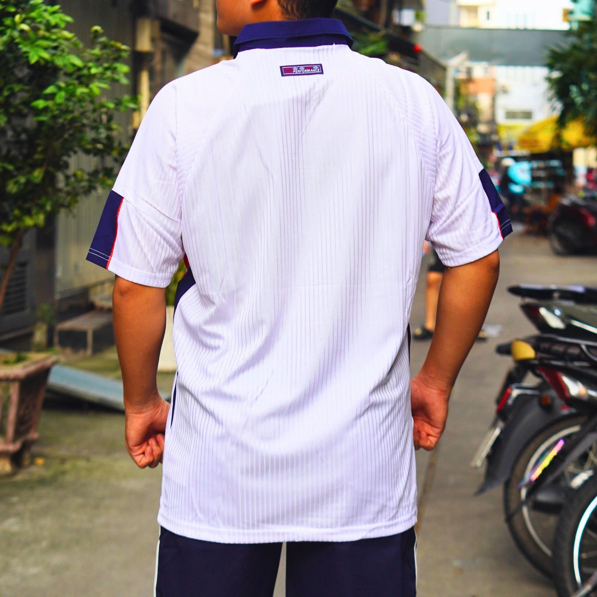  Áo Retro - Tuyển Anh 1998 Trắng sân nhà 