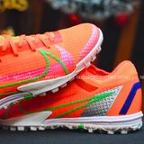  Giày Đá Banh Cỏ Nhân Tạo Mercurial Vapor 14 Pro Bo Thun Hồng Cam TF 