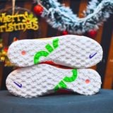  Giày Đá Banh Cỏ Nhân Tạo Mercurial Vapor 14 Pro Bo Thun Hồng Cam TF 