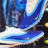  Giày Bóng Đá Cỏ Nhân Tạo Phantom 6 Pro Bo Xanh Bích Gót Trắng TF 