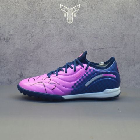  Giày Bóng Đá Cỏ Nhân Tạo Chính Hãng Kelme Maestro 2.0.4 Bo Thun Hồng/Tím TF - 9421ZX1227 