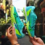  Giày Bóng Đá Cỏ Nhân Tạo Mercurial Vapor 14 Pro Bo Thun Xanh Ngọc Đế Chuối TF 