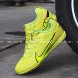  Giày Bóng Đá Cỏ Nhân Tạo Mercurial Vapor 16 Pro Bo Thun Vàng Chanh TF 