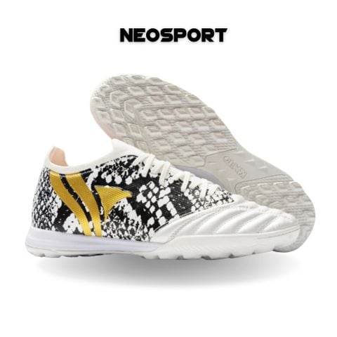  Giày Đá Banh Chính Hãng KAMITO President Da Kangaroo Trắng TF 