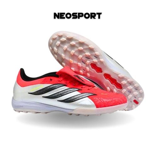  Giày Bóng Đá Cỏ Nhân Tạo Predator 26 League Lưỡi Gà Gập Đỏ/Trắng TF 