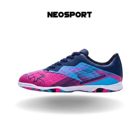  Giày Bóng Đá Futsal Chính Hãng Thái Lan Pan Super Sonic 5 Đen/Hồng IC 