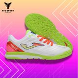  Giày Bóng Đá Futsal Joma Regate Rebound Trắng/Xanh IC 