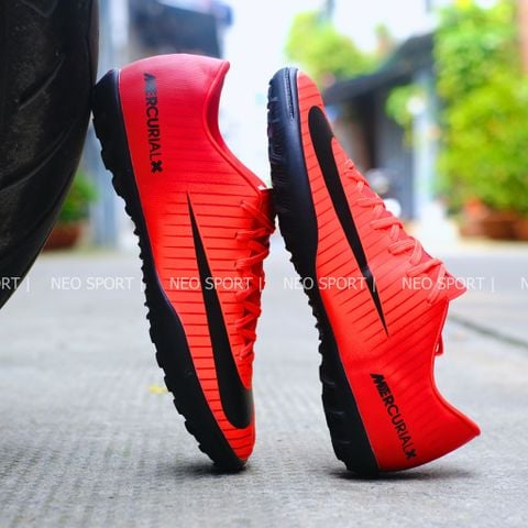  Giày Bóng Đá Cỏ Nhân Tạo Mercurial Victory 6 Đỏ TF 