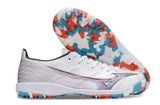  Giày Bóng Đá Cỏ Nhân Tạo Mizuno Alpha Elite Trắng/Xám Đế Camo TF 