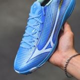  Giày Bóng Đá Cỏ Nhân Tạo Mizuno Alpha 3 Elite Pro Bo Thun Xanh Da TF 