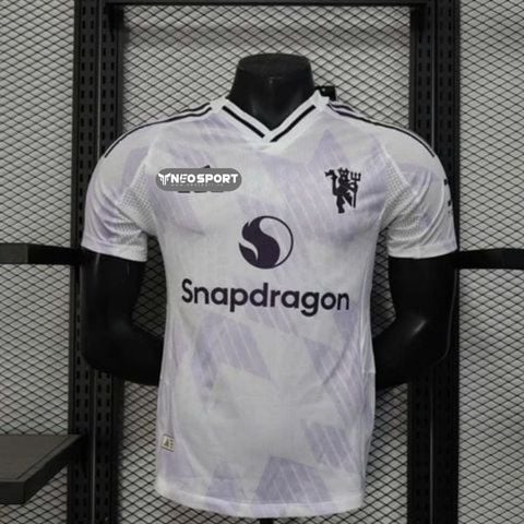  Bộ Quần Áo Bóng Đá - MU Trắng sân khách 25/26 - Manchester United bản PLAYER 