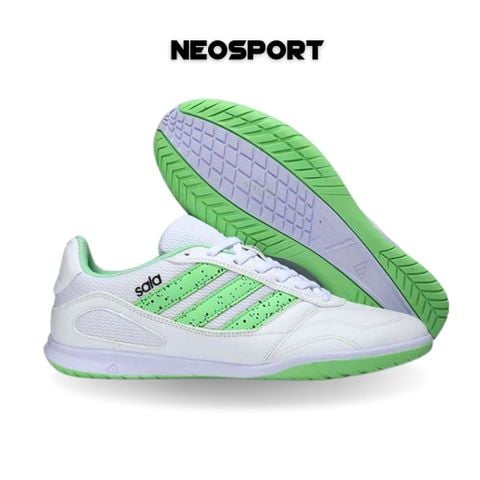  Giày Bóng Đá Futsal Top Sala Competition 2 Trắng/Xanh Lá IC 