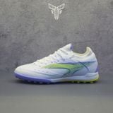  Giày Bóng Đá Cỏ Nhân Tạo Chính Hãng Kelme Flash 6.0.4 Bo Thun Trắng Đế Tím/Chuối TF - 8621ZX1406 