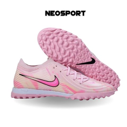  Giày Bóng Đá Cỏ Nhân Tạo Phantom GX2 Elite V1.2 Bo Thun Hồng Nhạt TF 