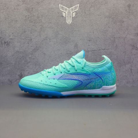  Giày Bóng Đá Cỏ Nhân Tạo Chính Hãng Kelme Flash 6.0.4 Bo Thun Xanh Ngọc TF - 8621ZX1406-328 