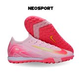  Giày Bóng Đá Cỏ Nhân Tạo Mercurial Vapor 16 Elite Bo Thun Hồng Nhạt Đế Hồng Đậm TF 
