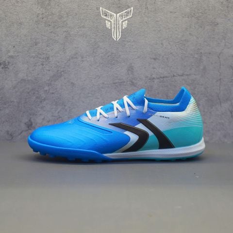  Giày Bóng Đá Cỏ Nhân Tạo Chính Hãng Kelme V-Mach 3.0.4 Bo Thun Xanh Da TF - 8621ZX1423 