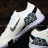  Giày Bóng Đá Cỏ Nhân Tạo Mercurial Vapor 16 Elite Bo Thun Trắng TF 