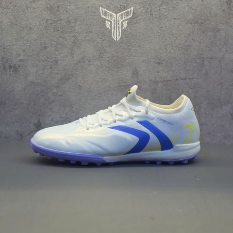  Giày Bóng Đá Cỏ Nhân Tạo Chính Hãng Kelme MAESTRO 3.0.4 Bo Thun Trắng/Tím TF - 8621ZX1439 