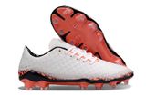  Giày Bóng Đá Cỏ Tự Nhiên Hypervenom Phantom Transform Trắng Đế Cam FG 