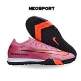  Giày Bóng Đá Cỏ Nhân Tạo Mercurial Vapor 16 Elite Bo Thun Tím Hồng/Cam TF 