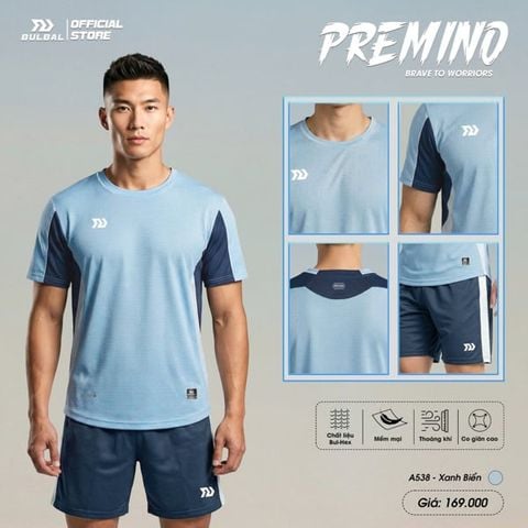  Bộ Quần Áo Bóng Đá Bulbal Premino Xanh Da 