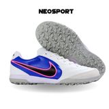  Giày Bóng Đá Cỏ Nhân Tạo Tiempo Ligera Pro Trắng/Xanh Bích/Hồng TF 