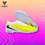  Giày Bóng Đá Cỏ Nhân Tạo Phantom 6 Low Pro Bo Thun Vàng/Kem TF 