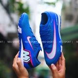  Giày Bóng Đá Cỏ Nhân Tạo Mercurial Vapor 16 Elite Bo Thun Xanh Bích Coban/Hồng TF 
