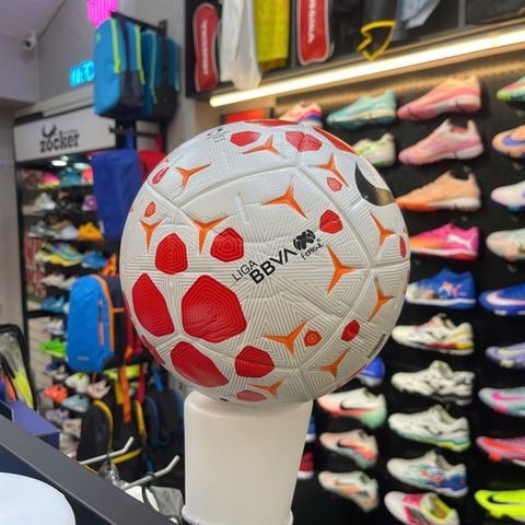  Quả Bóng Đá Academy Plus Trắng/Đỏ/Cam 