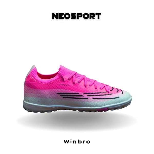  Giày bóng đá cỏ nhân tạo Winbro Vapor 17 Elite vải dệt Hồng Trắng World Cup TF 