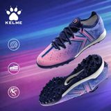  Giày Bóng Đá Cỏ Nhân Tạo Chính Hãng Kelme 5.0 Bo Thun Tím/Xanh Đen TF - 9521ZX1324 