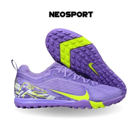 Giày Bóng Đá Cỏ Nhân Tạo Mercurial Vapor 16 Pro Bo Thun Tím/Chuối TF 