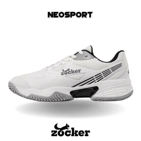  Giày Pickleball Nam Zocker Aspire Speed Trắng 