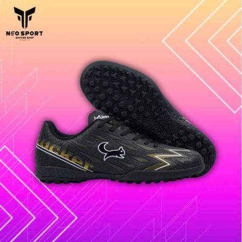  Giày Bóng Đá Chính Hãng Zocker Inspire Pro Gen 2 Black/Đen Vàng TF 