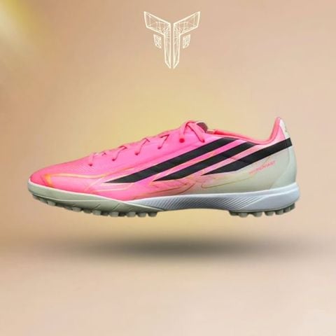  GIÀY BÓNG ĐÁ CHÍNH HÃNG CỎ NHÂN TẠO ADIDAS F50 HYPERFAST LEAGUE HỒNG/TRẮNG TF - IH4582 